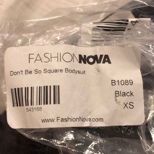 Fashion nova black body suit
